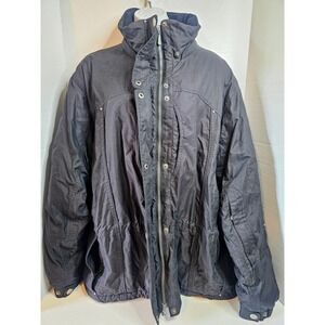VTG COULOIR Black Ski Jacket‎ Zip, Multi Pockets SZ 14 NO HOOD